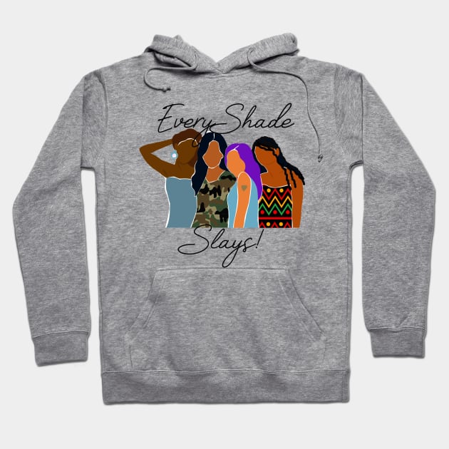 African American Best Friends Girlfriends Sisters Melanin Hoodie by blackartmattersshop